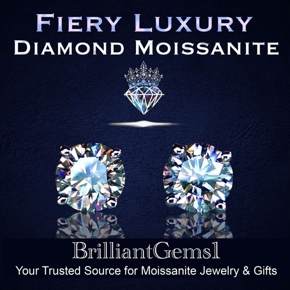 💎226💎 1 CT DIAMOND MOISSANITE 925 STERLING SILVER PENDANT NECKLACE - Picture 7 of 12